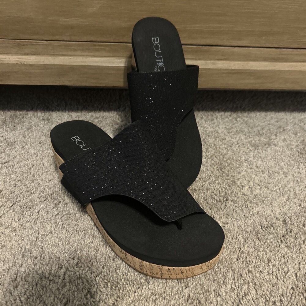 Women's Corky's Sparkle Flirty Sandals Size 8 Great Condition